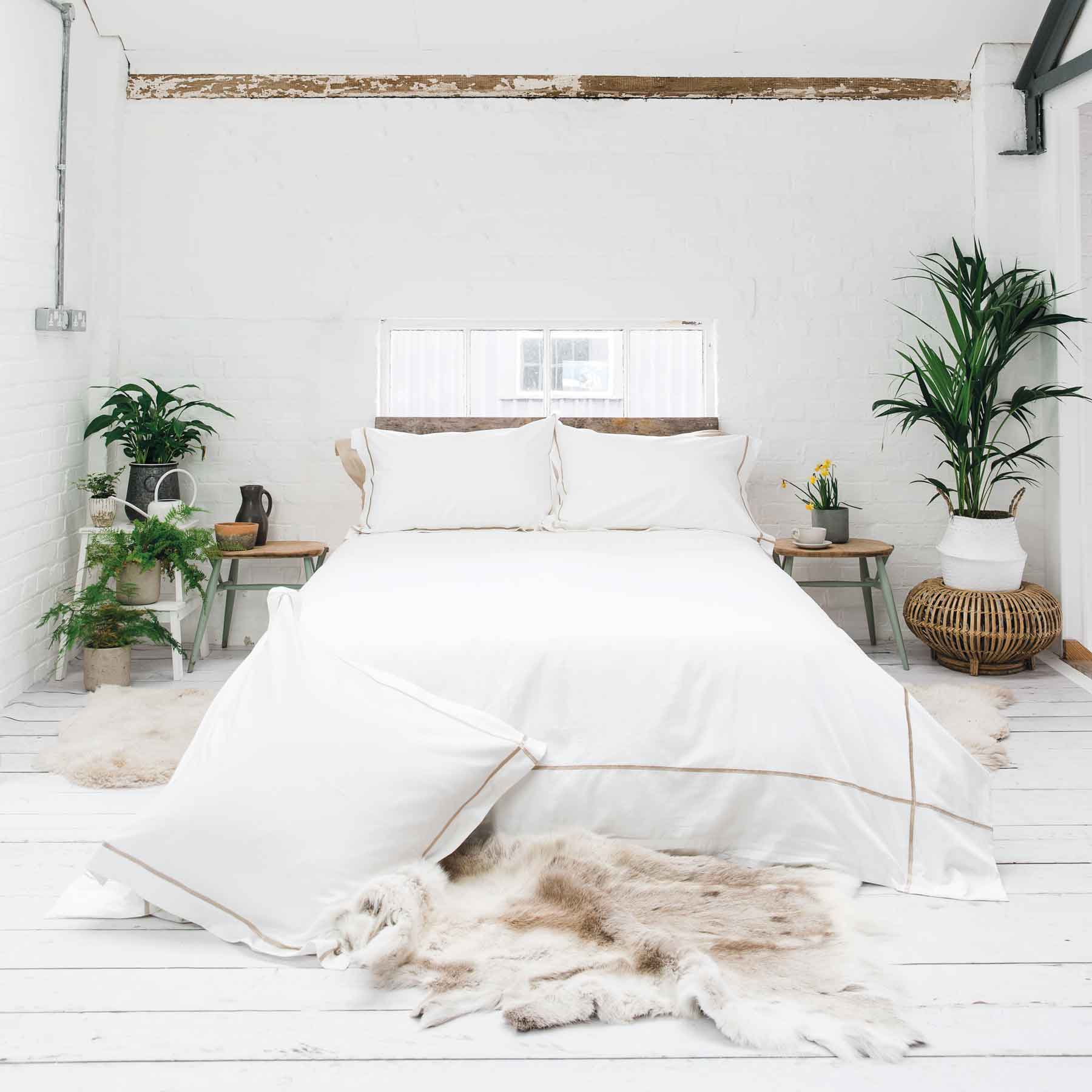 Bed linen by Beaumont & Brown