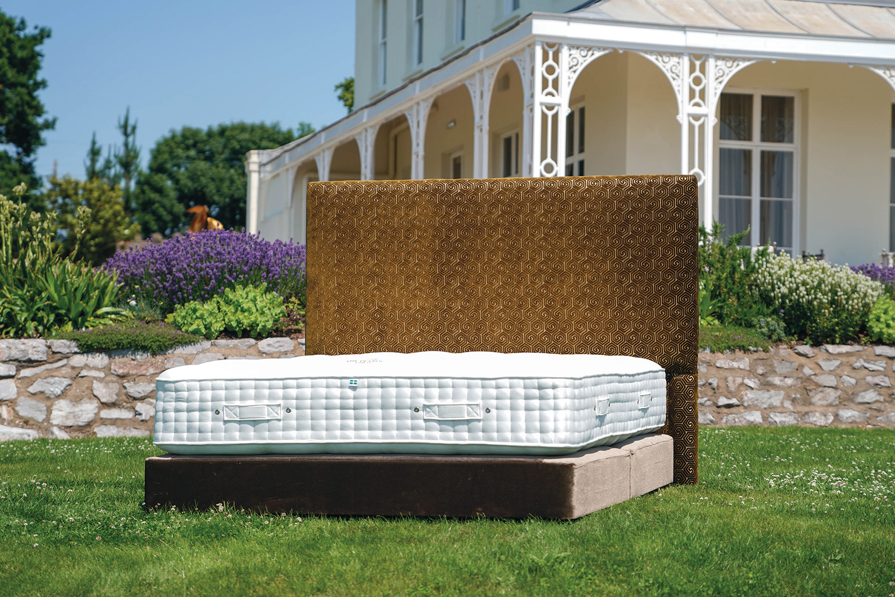 Divan bed made by the Dartmoor Bed Company