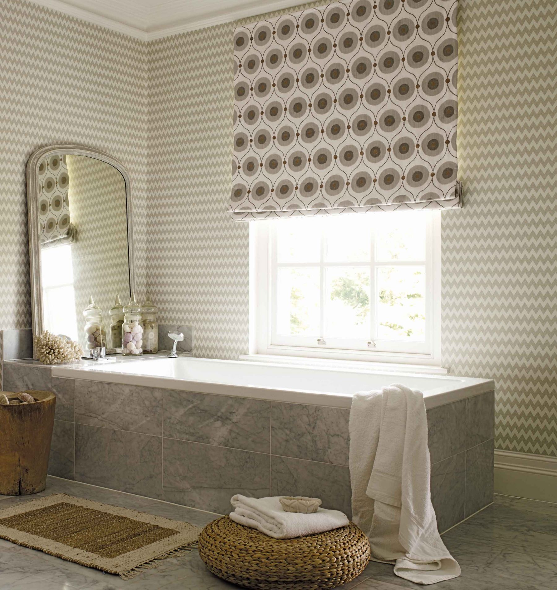 Sanderson’s Starla geometric wallpaper