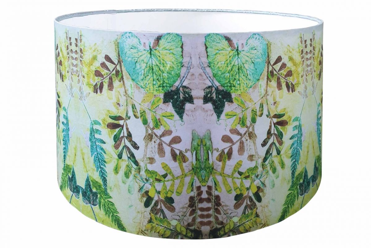 Hedgerow print lampshade by Annabel Hill