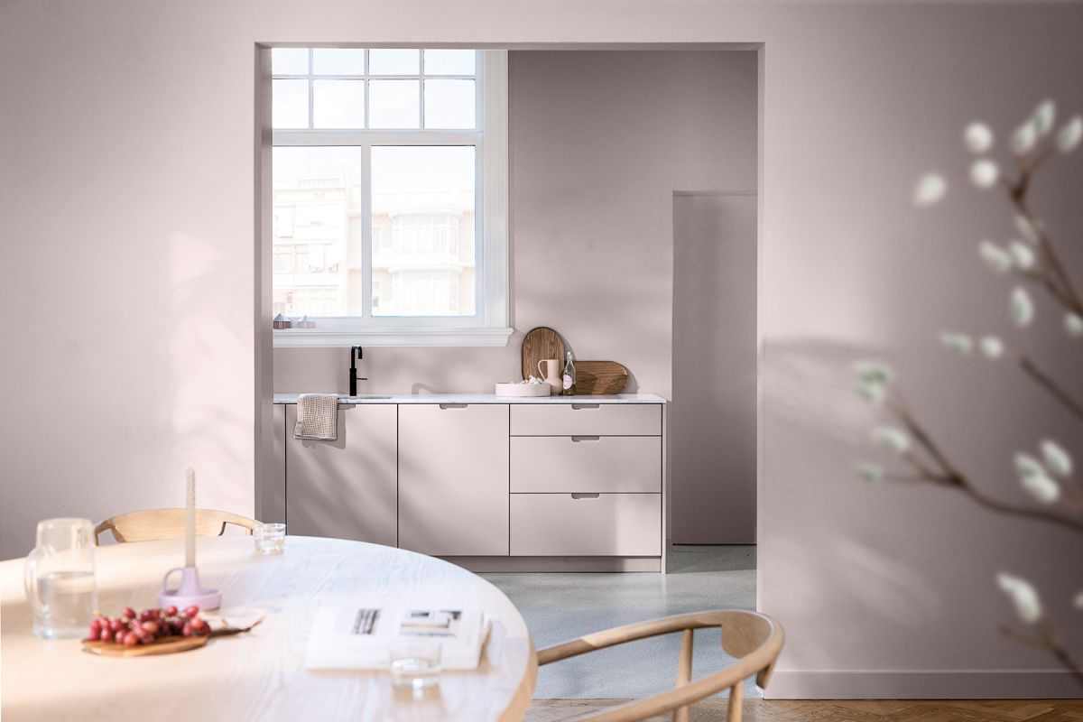 kitchen painted with Deluxe Sweet Embrace