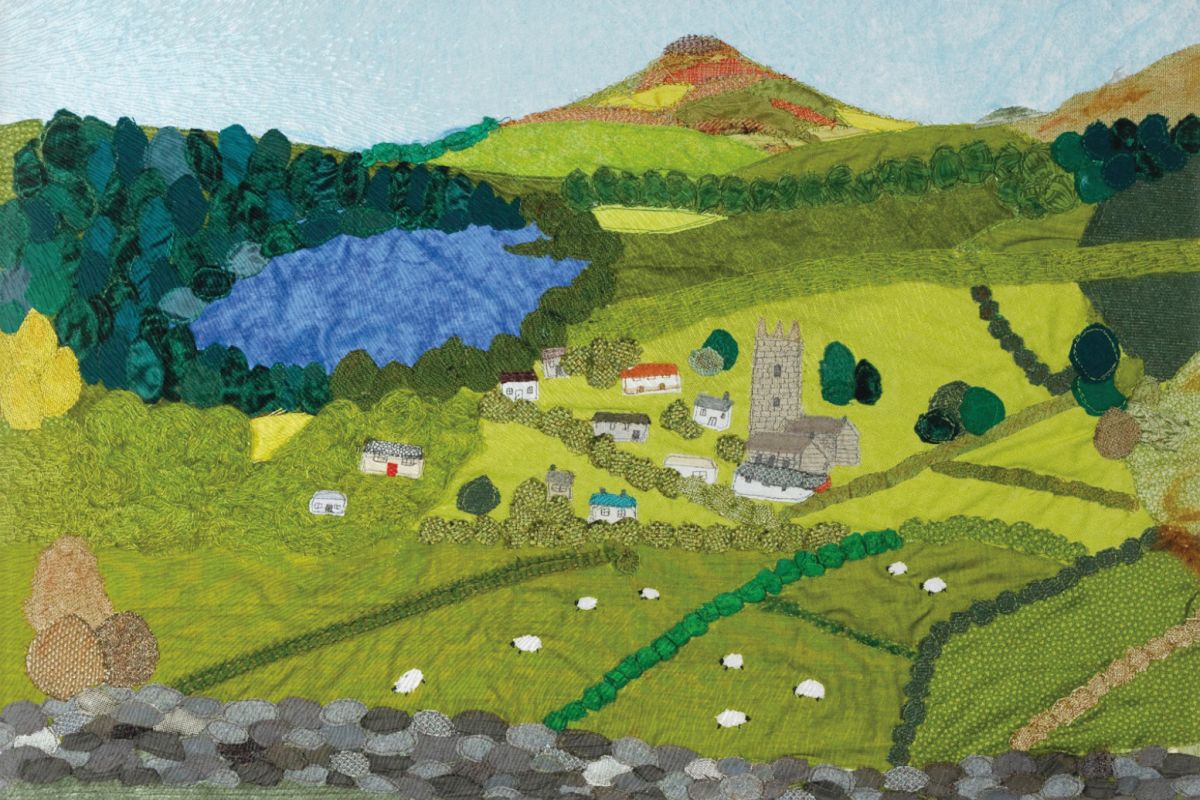Sheepstor cutting board by Jackie Gale