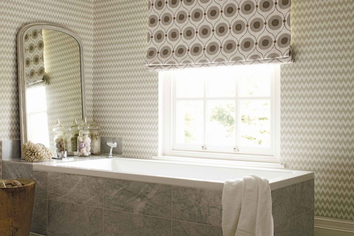 Sanderson’s Starla geometric wallpaper