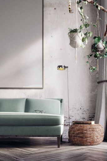 light green/grey sofa