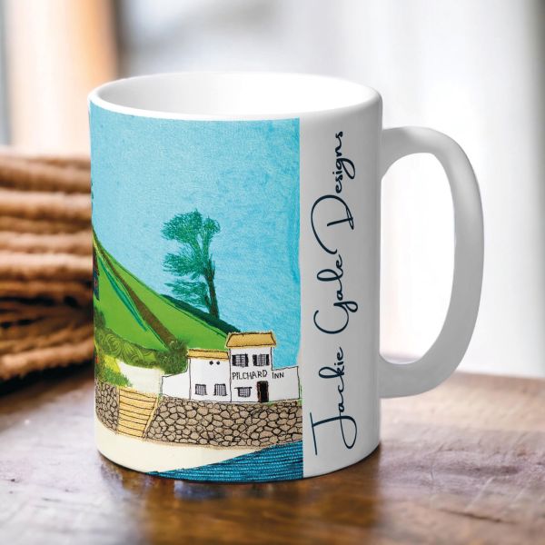  Burgh Island mug by Jackie Gale