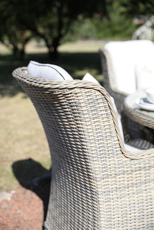 Florence garden furniture has high-backed chairs