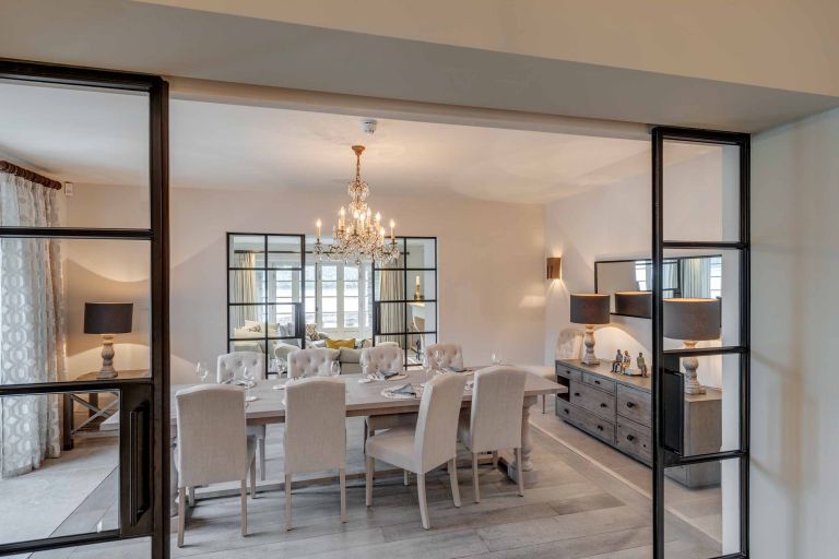 View through to the dining room 