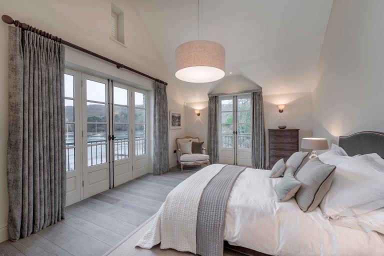 Main bedroom with sea views