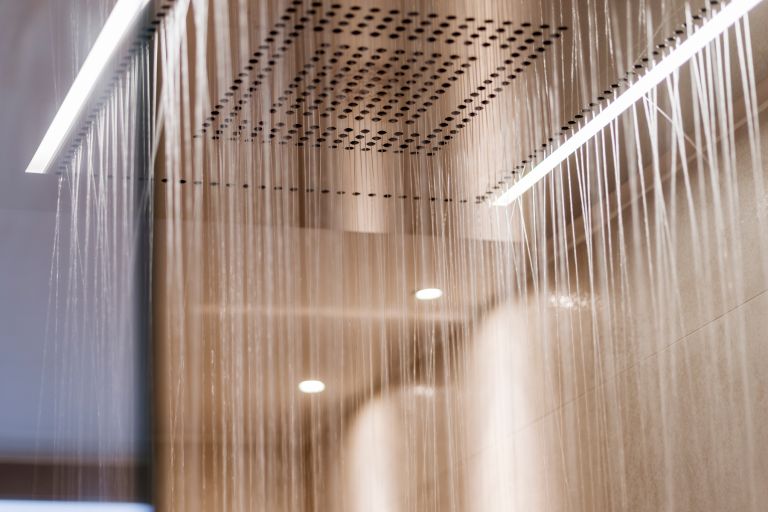 Woodford Architecture. Bathroom, shower detail.